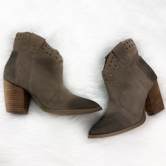 Steve Madden Shoes - Steve Madden Jessii Distressed Stud Heeled Booties
